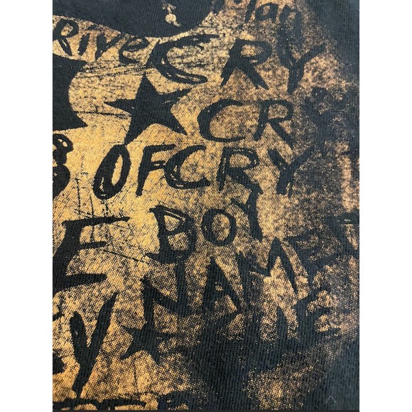 Men's Johnny Cash Guitar Song Titles T Shirt-Sz XL - Picture 4 of 9